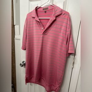 Peter Millar golf shirt; dry fit. Size Medium.